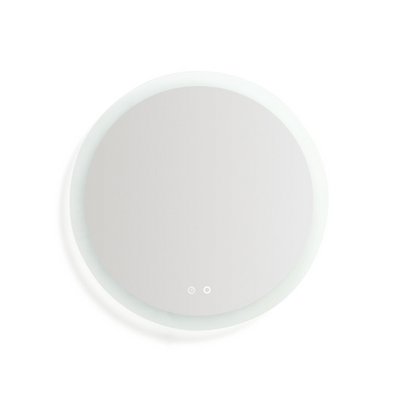 MERVI Okruglo kupaonsko ogledalo s LED svjetlom i zaštitom od zamagljivanja Ø 60 cm