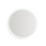 MERVI Okruglo kupaonsko ogledalo s LED svjetlom i zaštitom od zamagljivanja Ø 60 cm