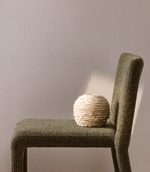 EVANIA Vase in beige ceramic 15.5 cm