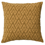EVONE Cushion cover 100% cotton with waffle texture mustard 50 x 50 cm