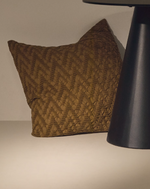 EVONE Cushion cover 100% cotton with waffle texture mustard 50 x 50 cm