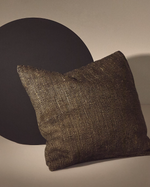 MACHIEL Navlaka za jastuk od crno-bijelog viskoznog žakarda 50 x 50 cm