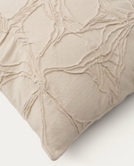 ZIRA Pamučna jastučnica s bež cvjetnim detaljima 45 x 45 cm