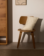 LIR Beige embroidered cotton cushion cover 30 x 50cm