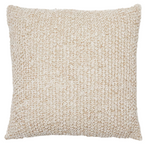 SUNIRA Cushion cover in cotton and natural jute, 45 x 45 cm