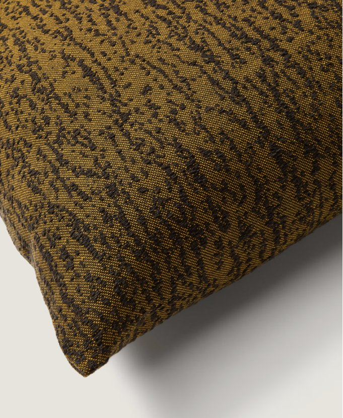 MELIEN Jastučnica od žakarda sa zelenim točkama 50 x 50 cm