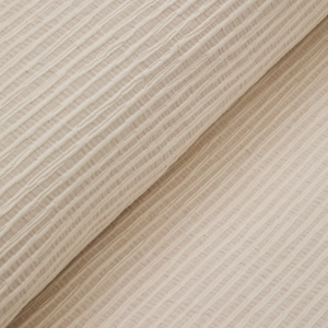 VINDI Ecru, 100% cotton bedspread with fantasy stripes for 90/135 cm bed