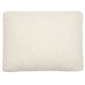 MARTINA Ecru bouclé cushion 47 x 36cm