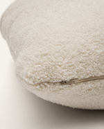 MARTINA Ecru bouclé cushion 47 x 36cm