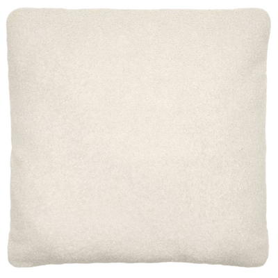 MARTINA Ecru bouclé cushion 52 x 52cm