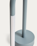 BOW Plava prijenosna metalna stolna lampa 