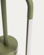 BOW Zelena prijenosna metalna stolna lampa 