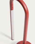  BOW Crvena Prijenosna metalna stolna lampa