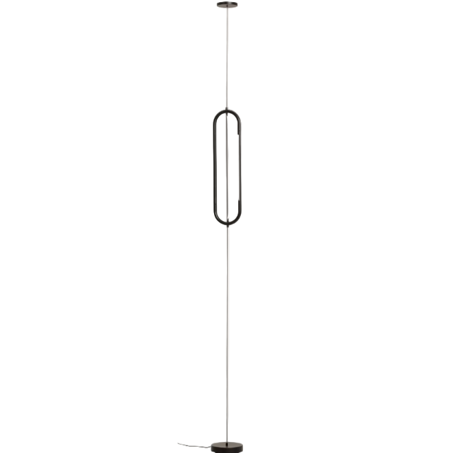 BOW  Black aluminium ceiling lamp Ø 16 cm