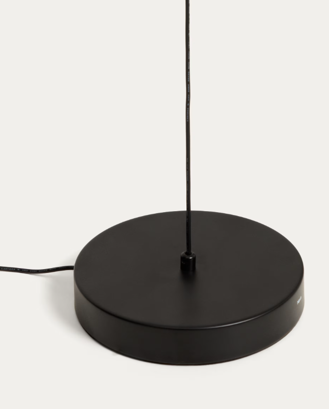 BOW Crna aluminijska stropna svjetiljka Ø 16 cm