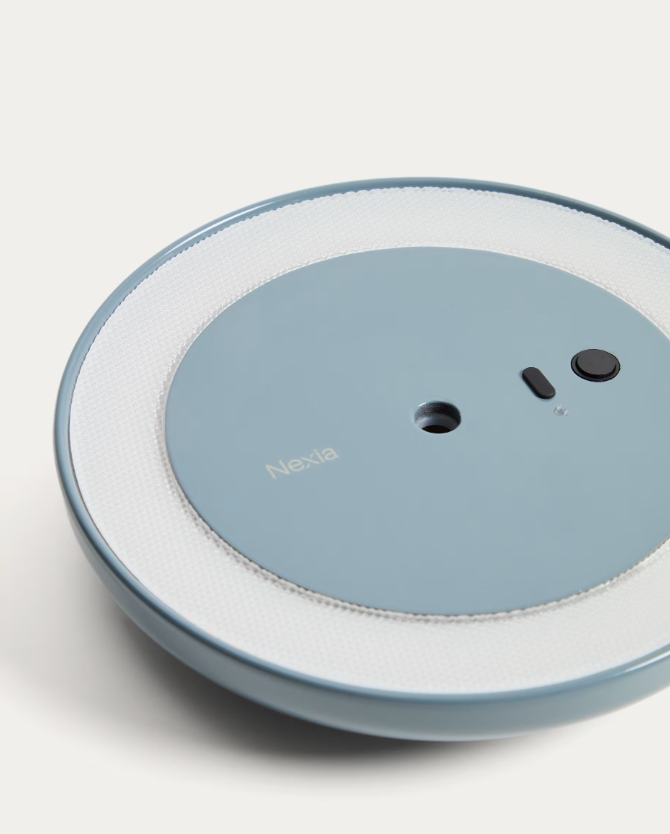 PORTE Plava aluminijska prijenosna stolna lampa