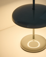 PORTE Prijenosna metalna stolna lampa svijetlozelene boje