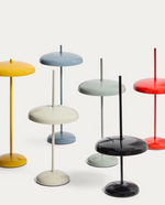 PORTE Prijenosna metalna stolna lampa svijetlozelene boje