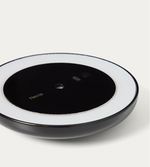 PORTE Crna metalna prijenosna stolna lampa