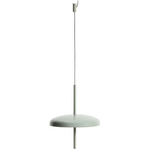 PORTE Light green aluminium portable ceiling lamp Ø 16 cm