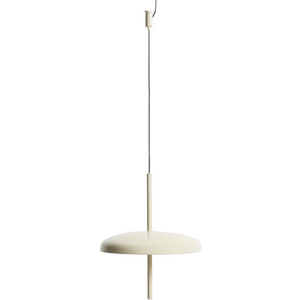 PORTE Light grey aluminium portable ceiling lamp Ø 16 cm