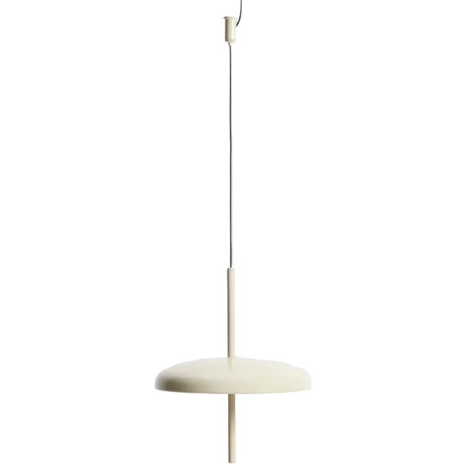 PORTE Light grey aluminium portable ceiling lamp Ø 16 cm