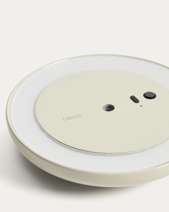 PORTE Light grey aluminium portable ceiling lamp Ø 16 cm