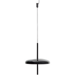PORTE Light black aluminium portable ceiling lamp Ø 16 cm