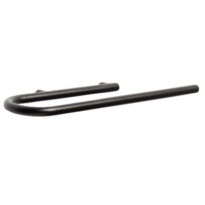 ARELY Black metal towel rail