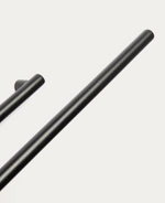 ARELY Black metal towel rail