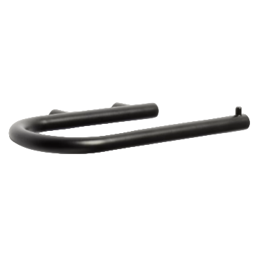 ARELY Black metal toilet roll holder