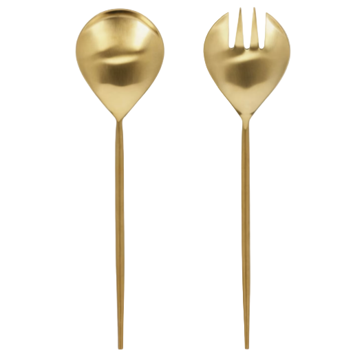 LITE 2-piece cutlery set for salad gold