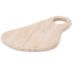 ZERA Serving board in beige marble