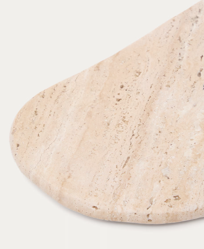 ZERA Serving board in beige marble