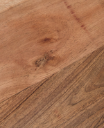 VIRA Serving board in acacia wood and black metal