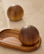 NUKHA Set of salt and pepper shakers in FSC 100% acacia wood