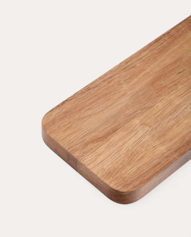 ZAIRIN Serving board in FSC 100% acacia wood and lilac metal