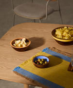 ZAIRIN Set of 2 multicoloured FSC 100% acacia wood bowls