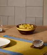 ZAIRIN Yellow FSC 100% acacia wood bowl