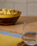 ZAIRIN Yellow FSC 100% acacia wood bowl