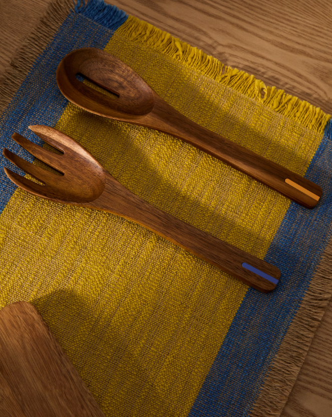 ZAIRIN Kitchen utensil in FSC 100% acacia wood and metal