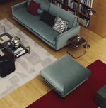 VELIRO Zeleni baršunasti oslonac za noge s čeličnim nogama s grafitnom završnom obradom 85 x 90 cm