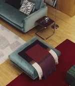 ZUNARA Višebojna dvostrana deka od mješavine vune s resama