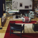 ZUNARA Višebojna dvostrana deka od mješavine vune s resama