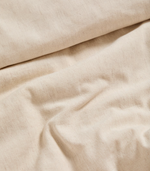 VIRELDA Set navlake za poplun i jastučnice od bež pamuka i lana s izvezenim detaljima