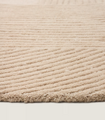 DOMM beige wool rug, 160 x 230 cm