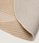DOMM beige wool rug, 160 x 230 cm