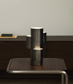 ADRINA Prijenosna LED stolna lampa od tamno sivog metala s brušenom završnom obradom