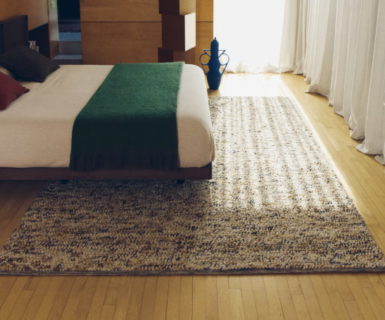 ELANIS multicoloured bouclé wool rug 200 x 300cm