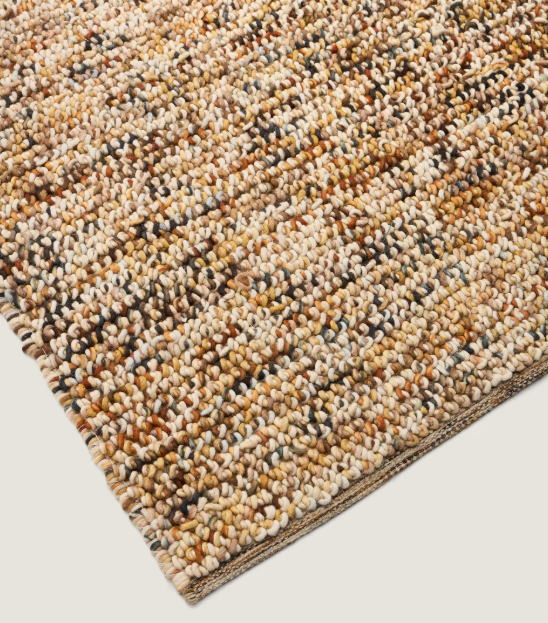 ELANIS multicoloured bouclé wool rug 200 x 300cm